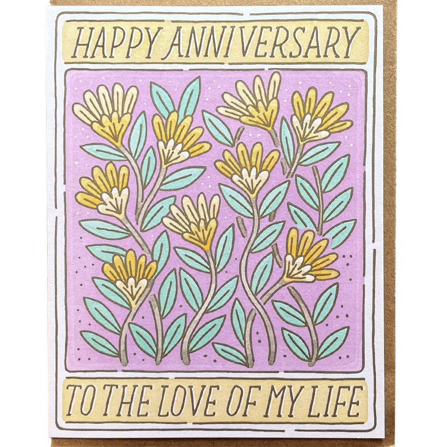 Love of My Life Anniversary Card - DIGS