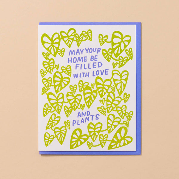 Love & Plants New House Card - DIGS