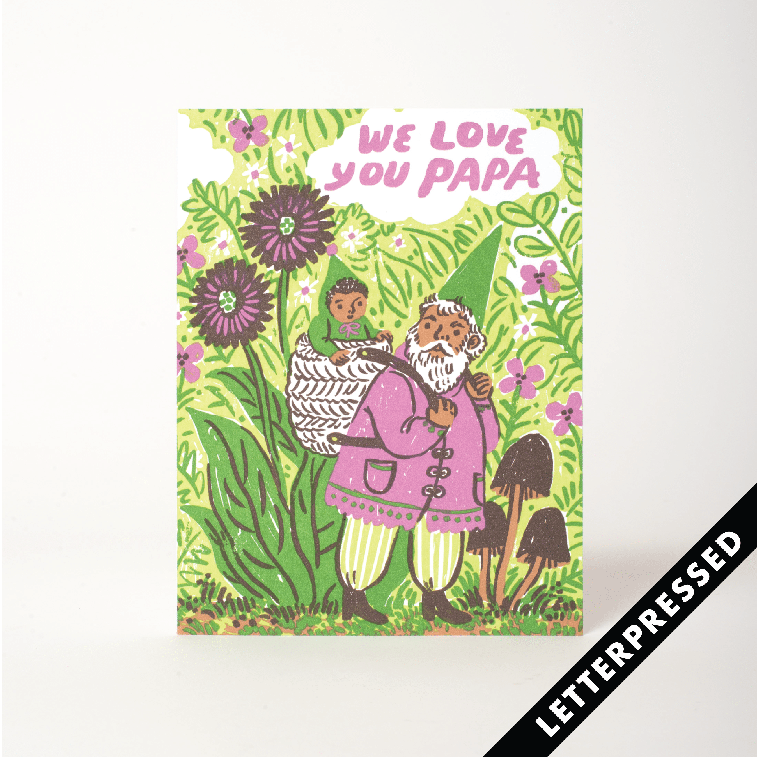 Love You Papa Gnome Father's Day Card - DIGS