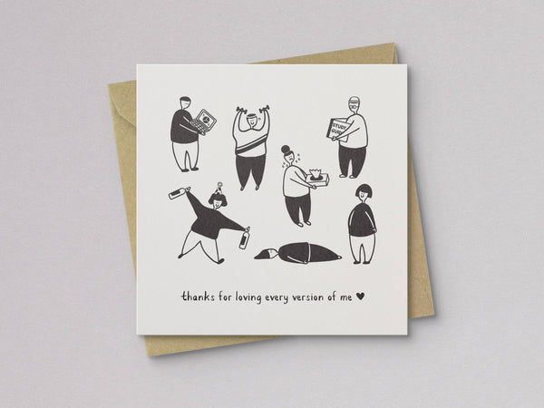 Loving All Versions Love Card - DIGS