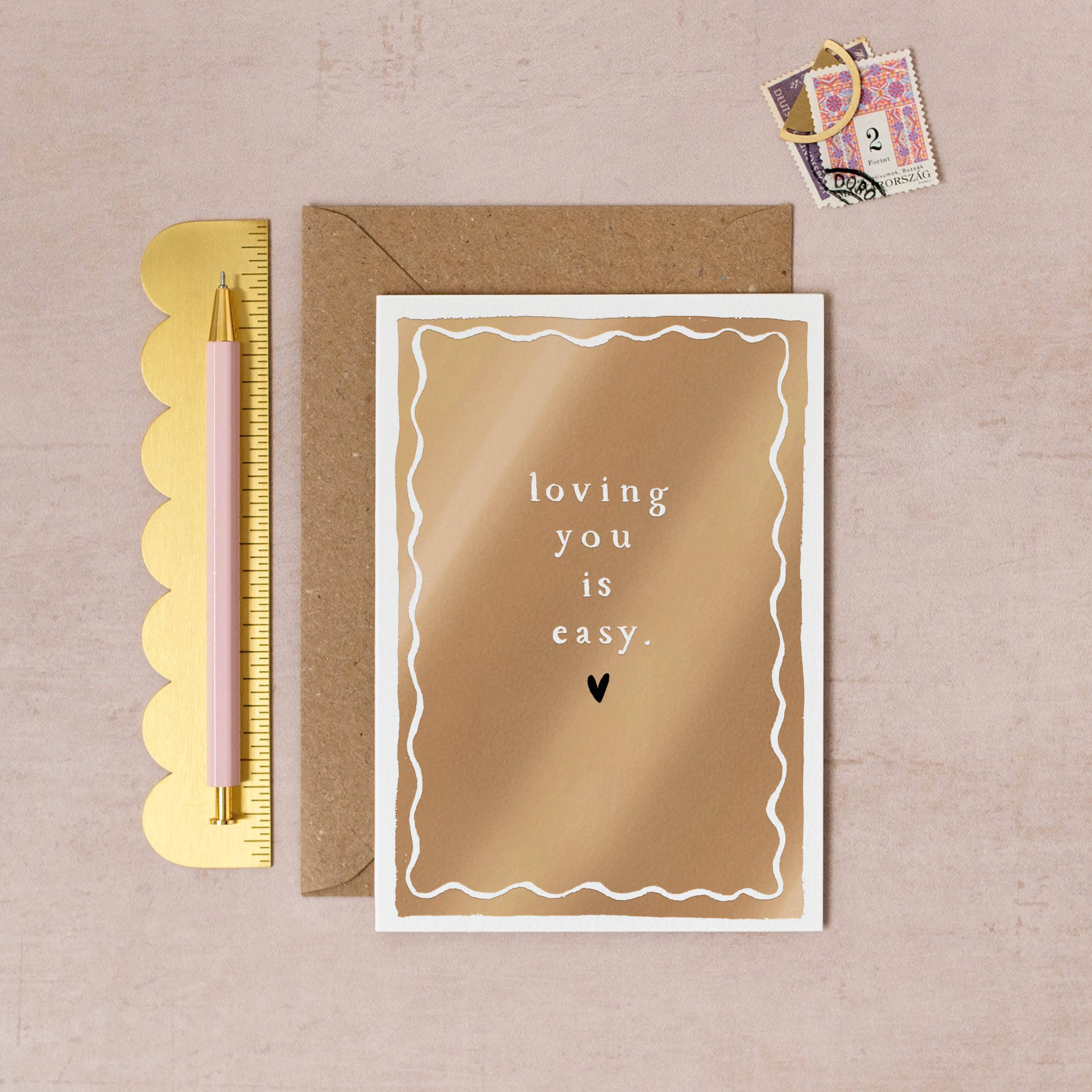 Loving You Is Easy Card - DIGS