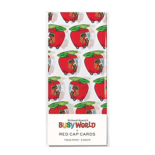 Lowly's Apple Car Tissue Paper - DIGS