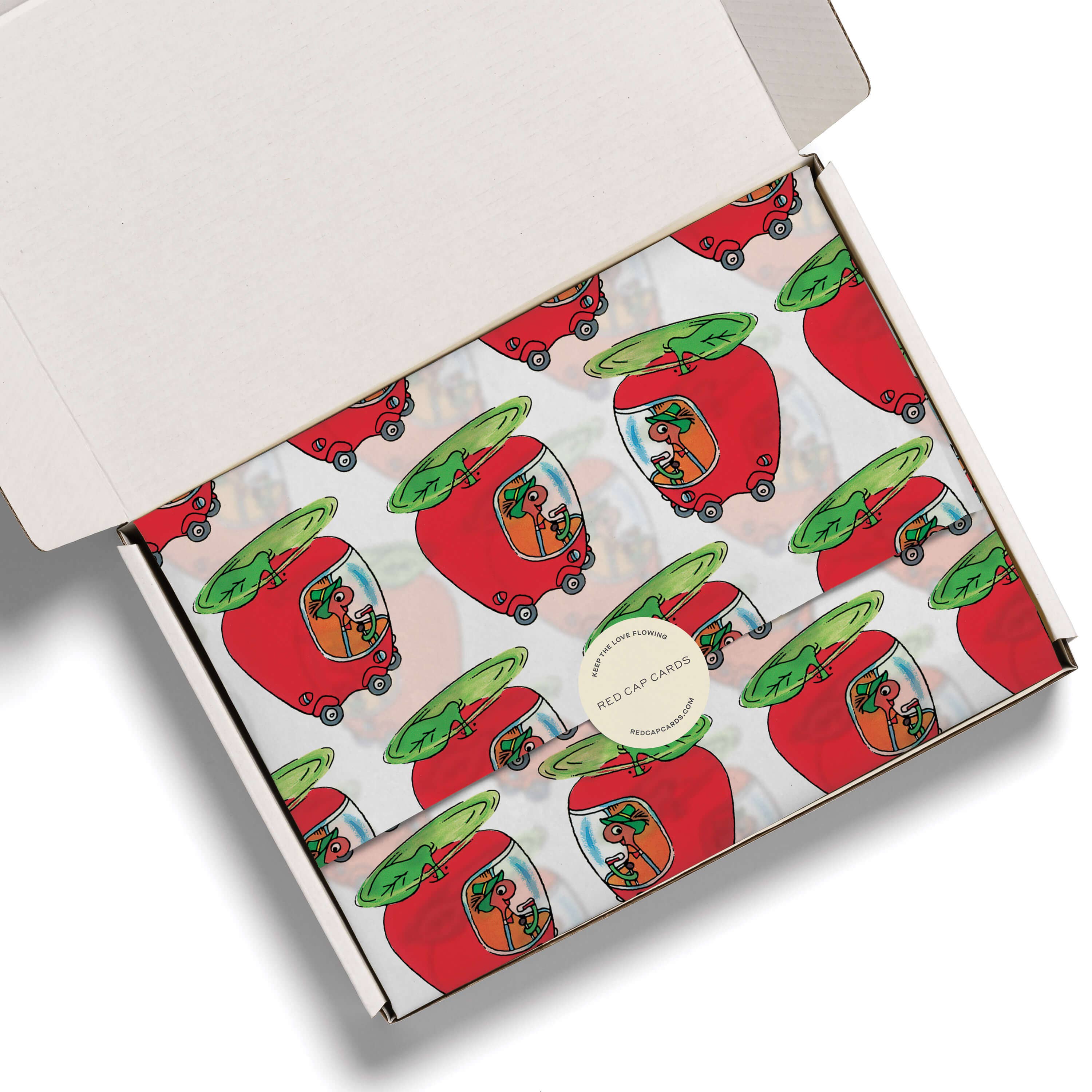 Lowly's Apple Car Tissue Paper - DIGS