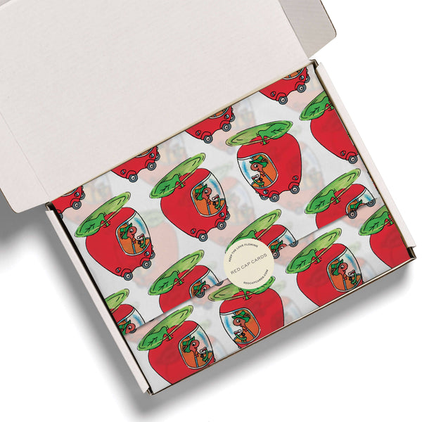Lowly's Apple Car Tissue Paper - DIGS