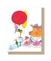 Lowly's Party Birthday Tri - Fold Card - DIGS