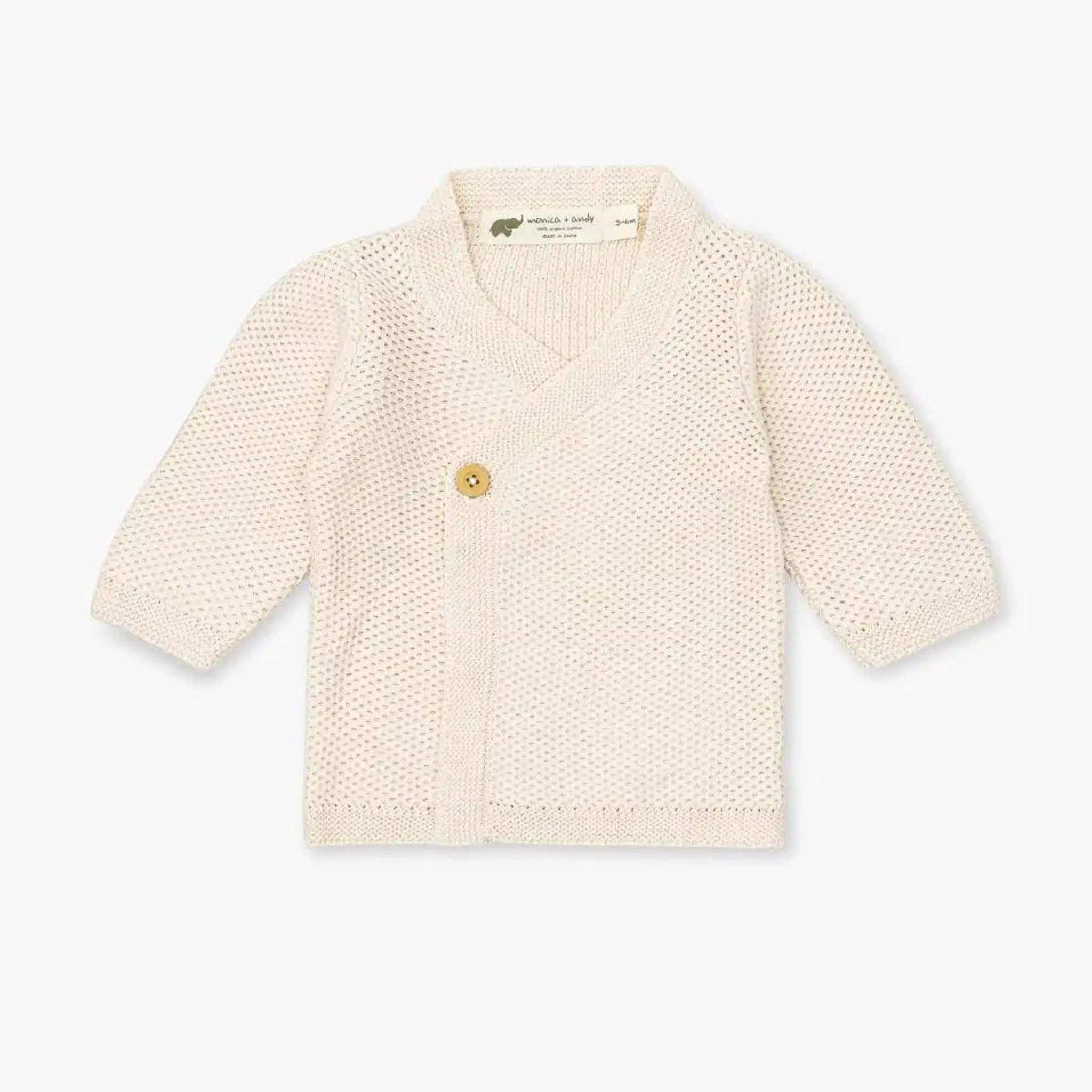 Lucky Baby Cardigan - Cream - DIGS