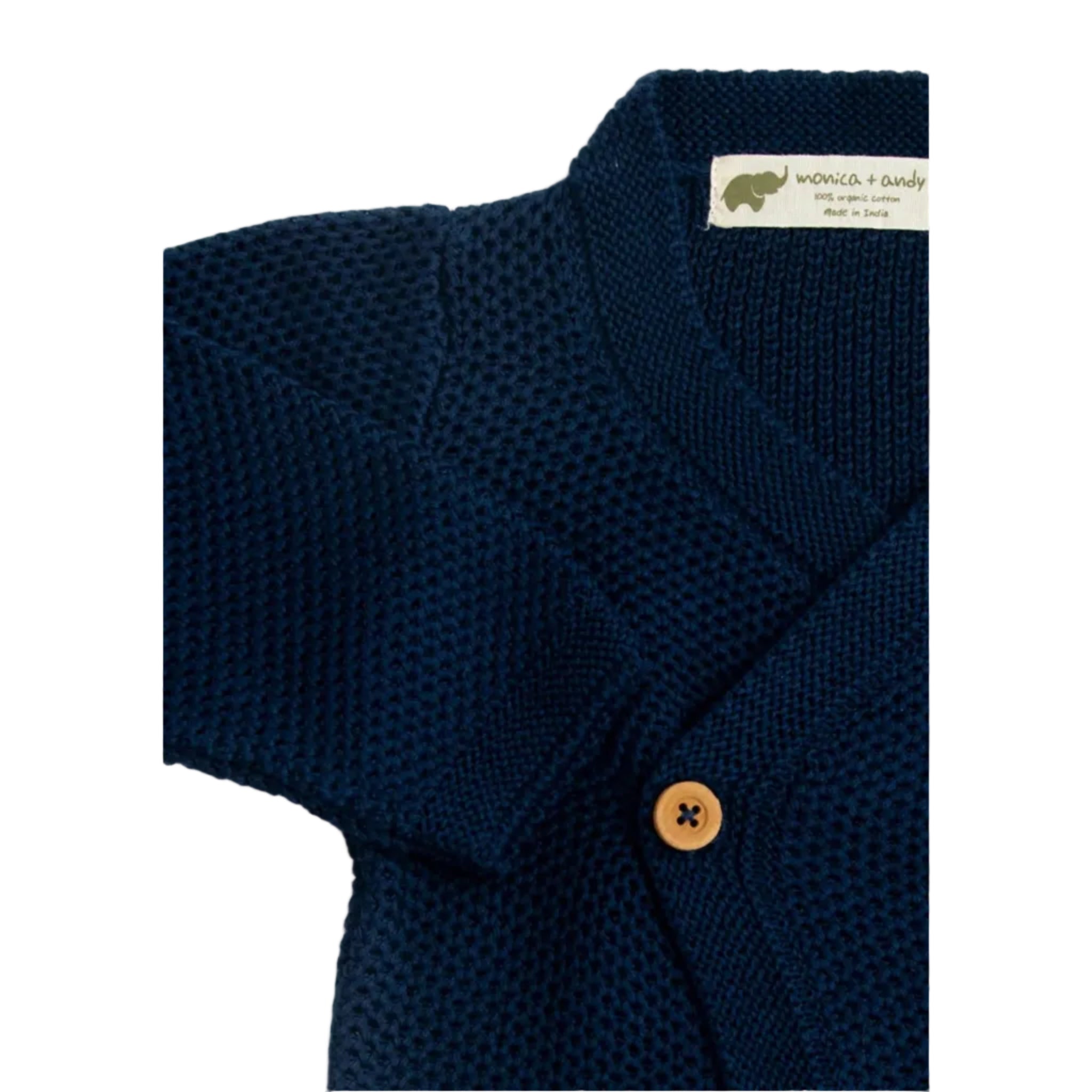Lucky Baby Cardigan - Navy - DIGS