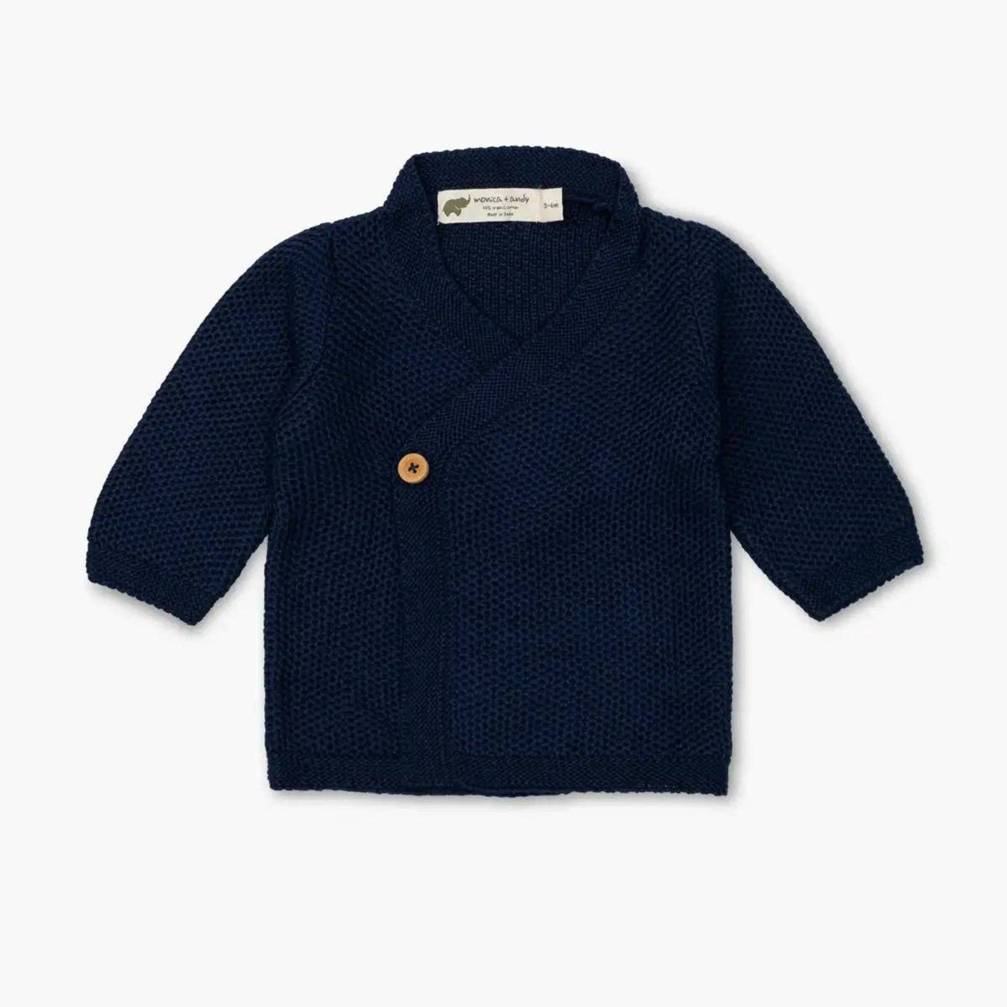 Lucky Baby Cardigan - Navy - DIGS