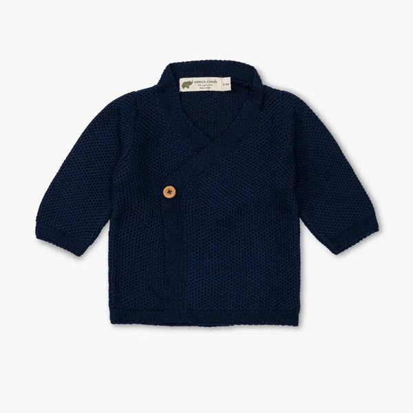 Lucky Baby Cardigan - Navy - DIGS