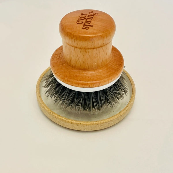 M.Buene Bullseye Soap Dish with brush