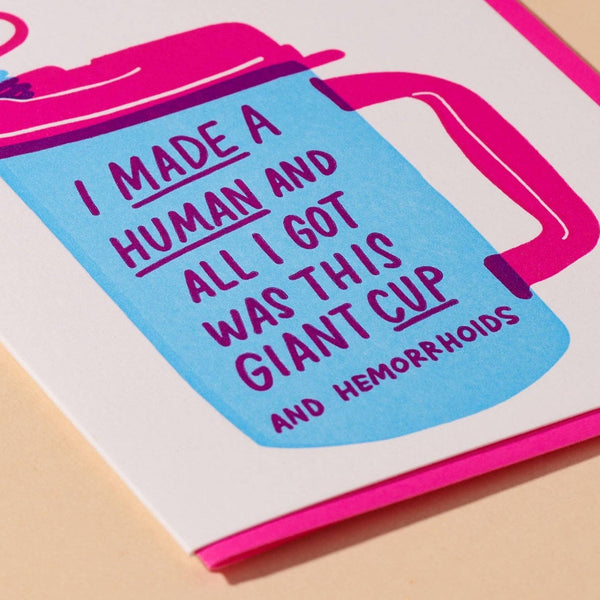 Made a Human Baby Card - DIGS