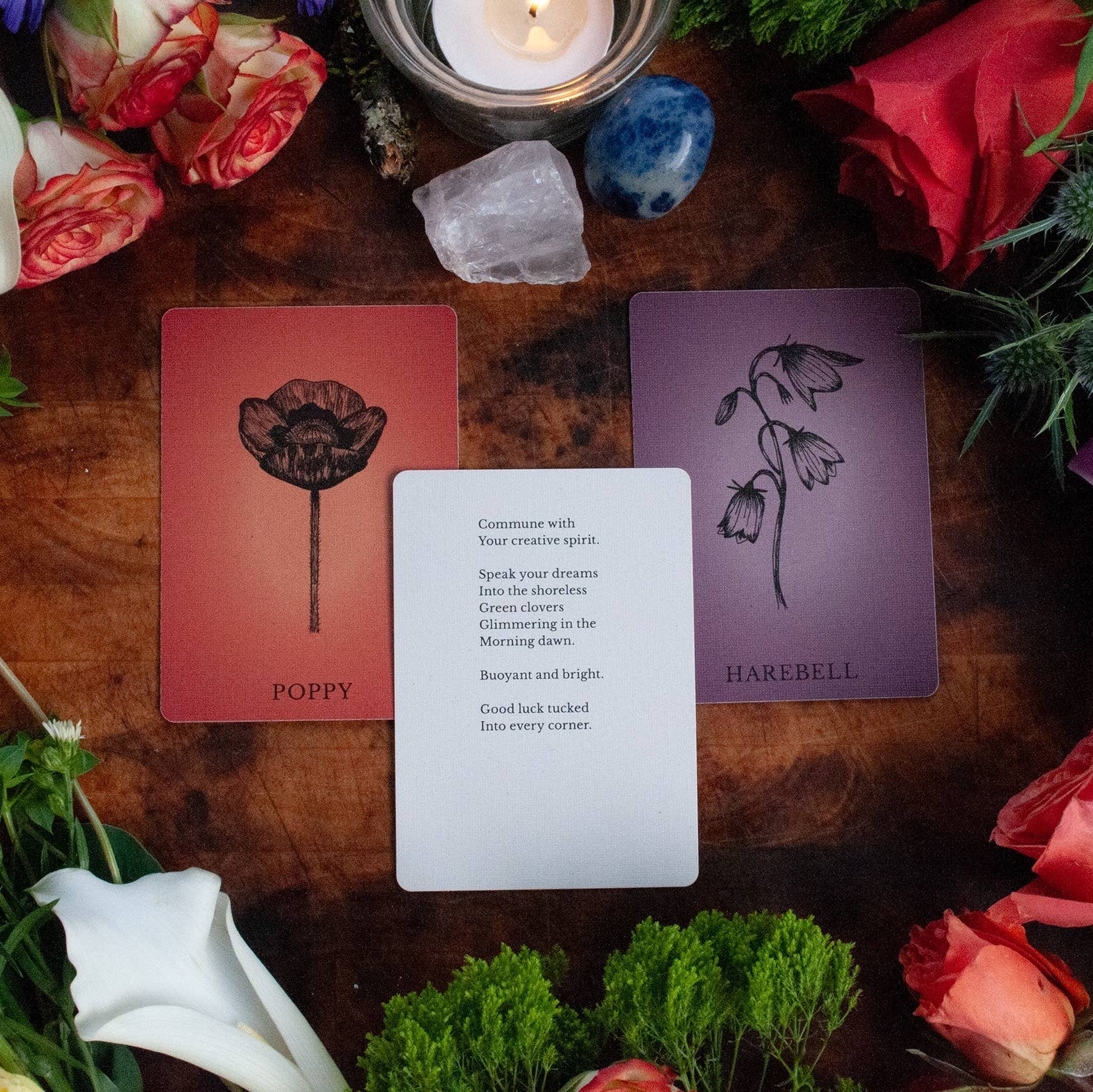 Magic Flowers Poetry Card Deck - DIGS