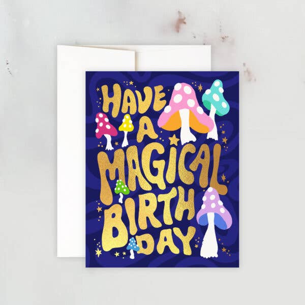 Magical Mushroom Birthday Card - DIGS