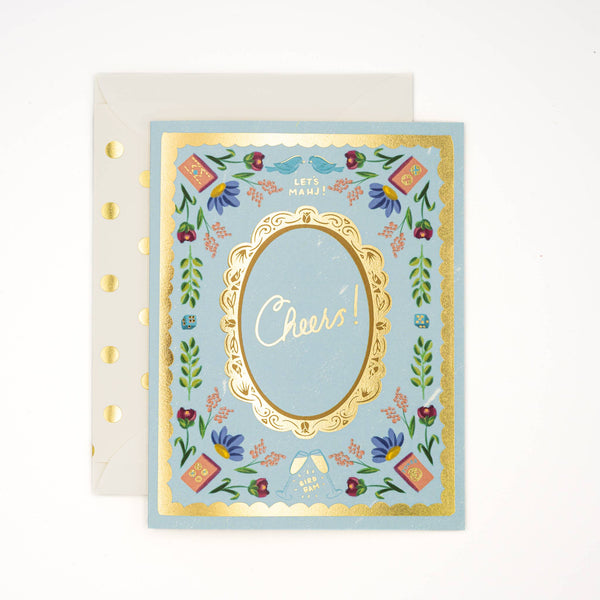 Mahjong (Bird, Bam!) Cheers Card - DIGS