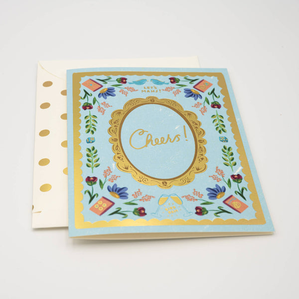 Mahjong (Bird, Bam!) Cheers Card - DIGS