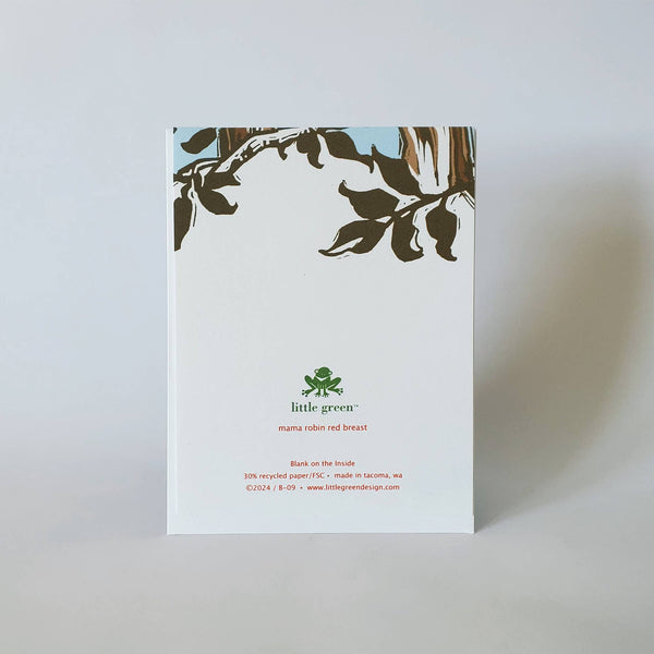 Mama Robin Red Breast Mother's Day Card - DIGS