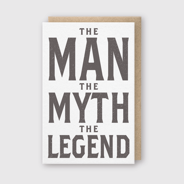 Man Myth Legend Card - DIGS
