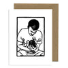 Man/Baby Hug Father's Day Card - DIGS