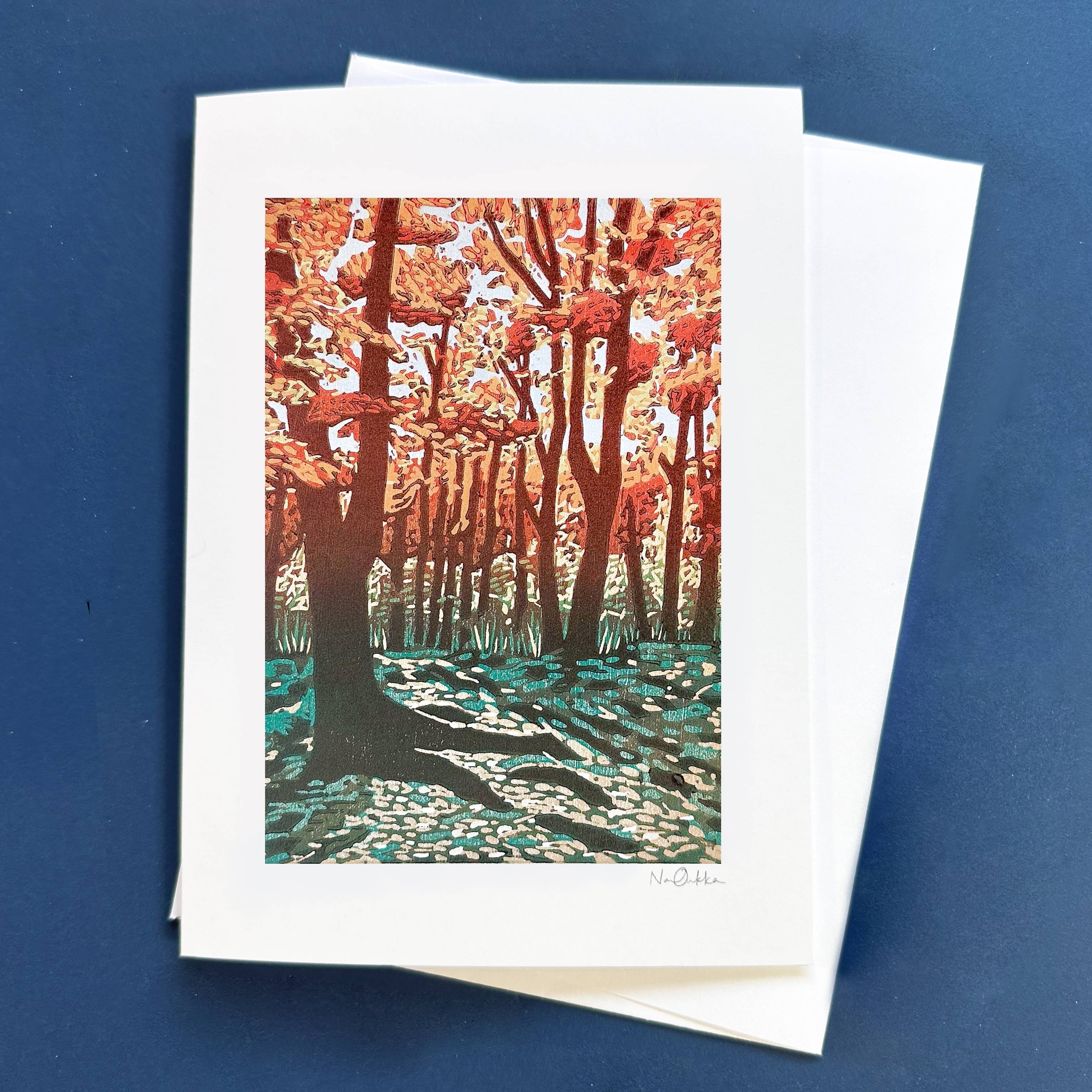 Maple Glow Autumn Card - DIGS