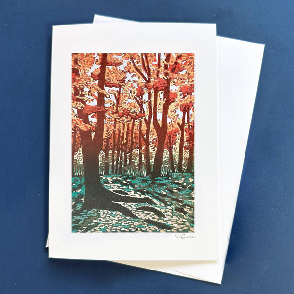Maple Glow Autumn Card - DIGS