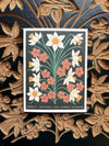 March Month Flowers Card - DIGS