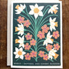 March Month Flowers Card - DIGS