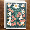 March Month Flowers Card - DIGS
