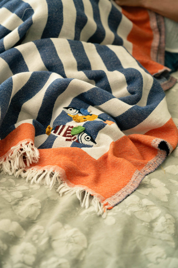 Maris Hand-Stitched Throw - DIGS