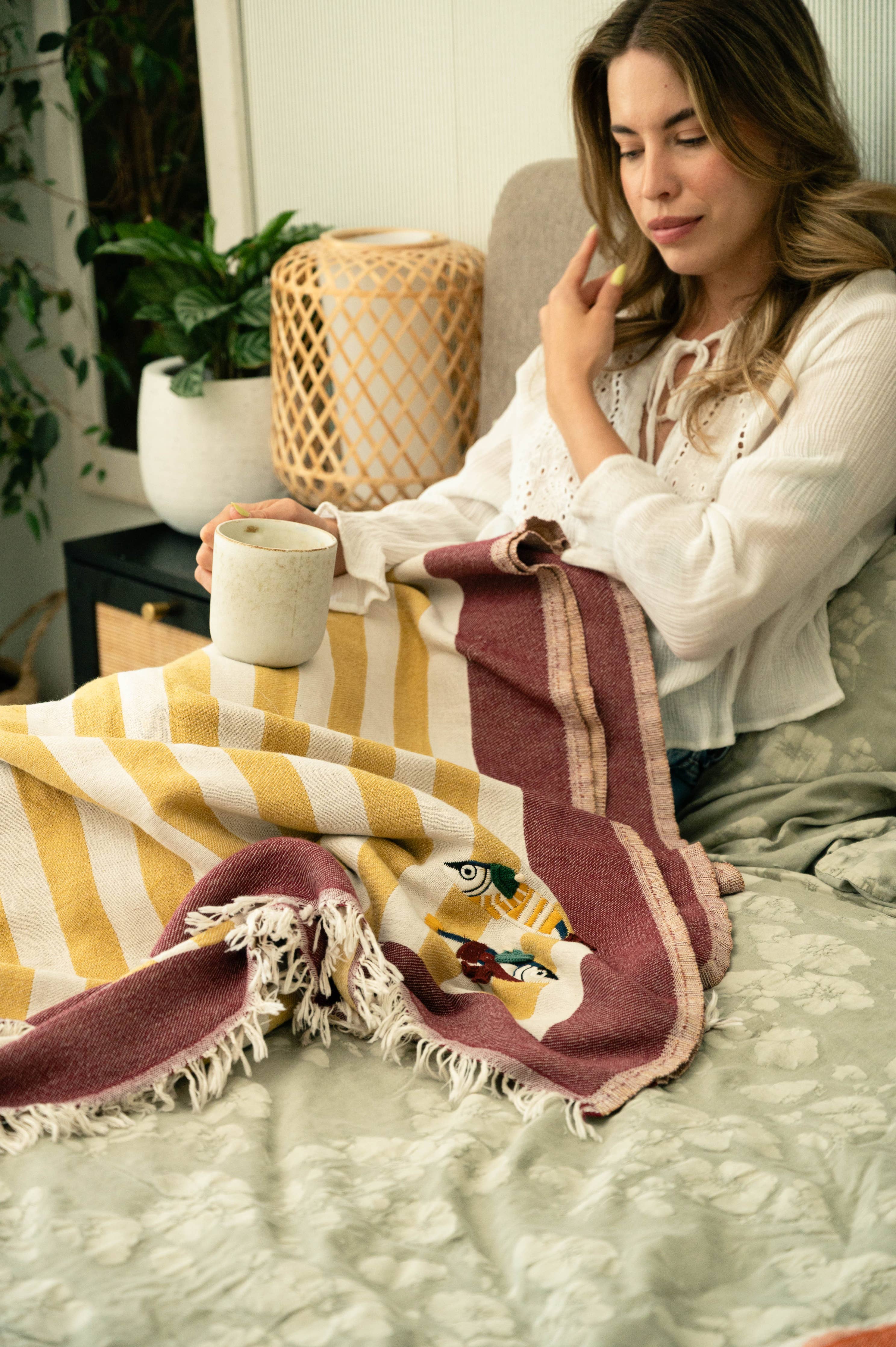 Maris Hand-Stitched Throw - DIGS