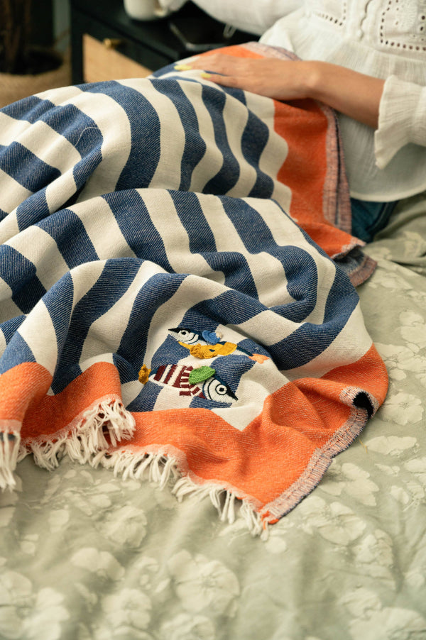 Maris Hand-Stitched Throw - DIGS