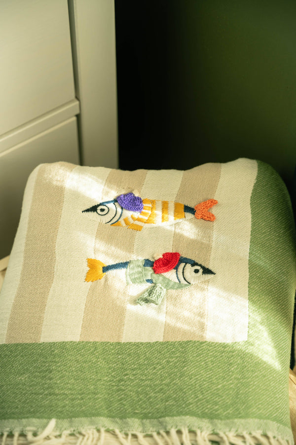 Maris Hand-Stitched Throw - DIGS