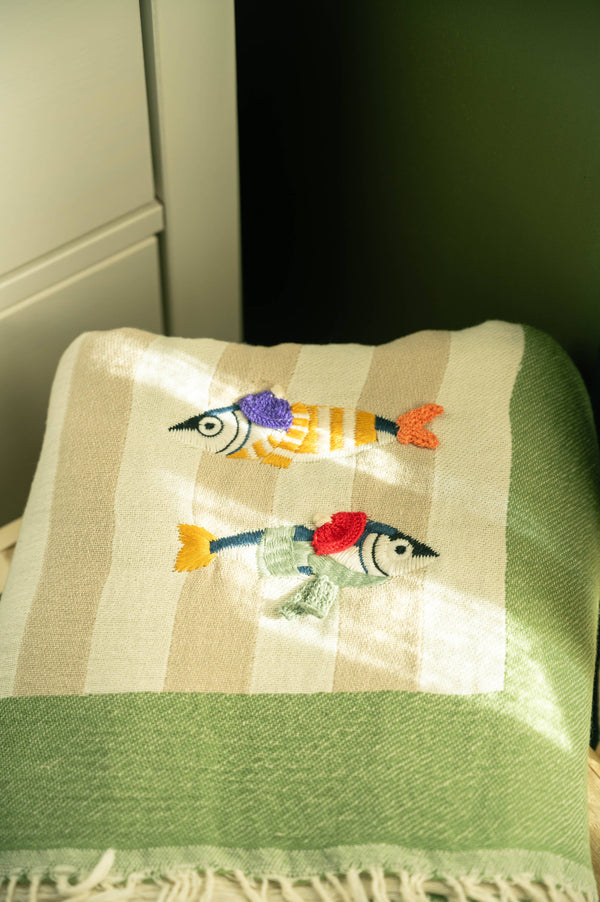 Maris Hand-Stitched Throw - DIGS