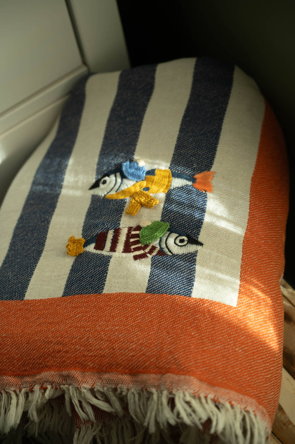 Maris Hand-Stitched Throw - DIGS