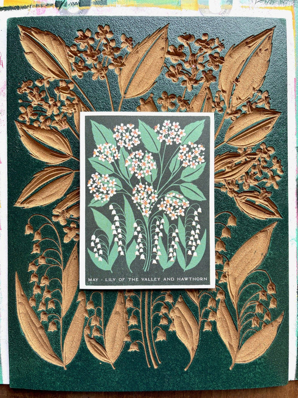 May Month Flowers Card - DIGS