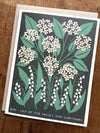 May Month Flowers Card - DIGS