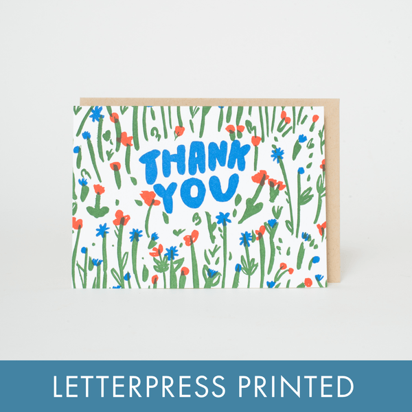Meadow Thank You Card - DIGS