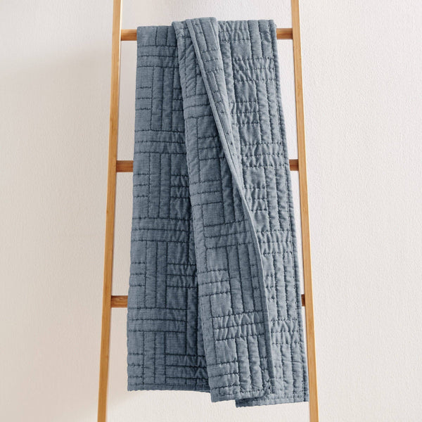 Melange Stitch Quilted Throw - DIGS