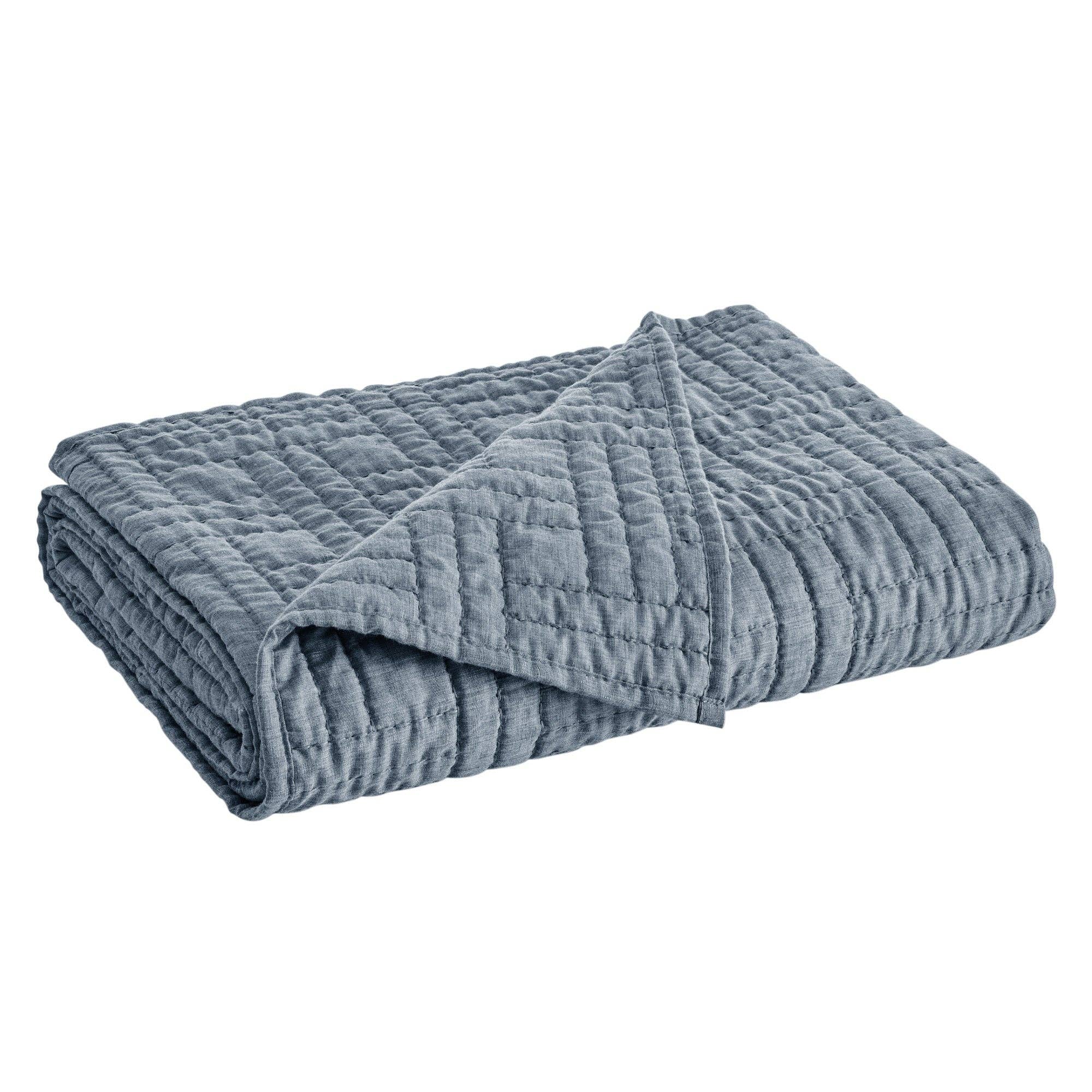 Melange Stitch Quilted Throw - DIGS
