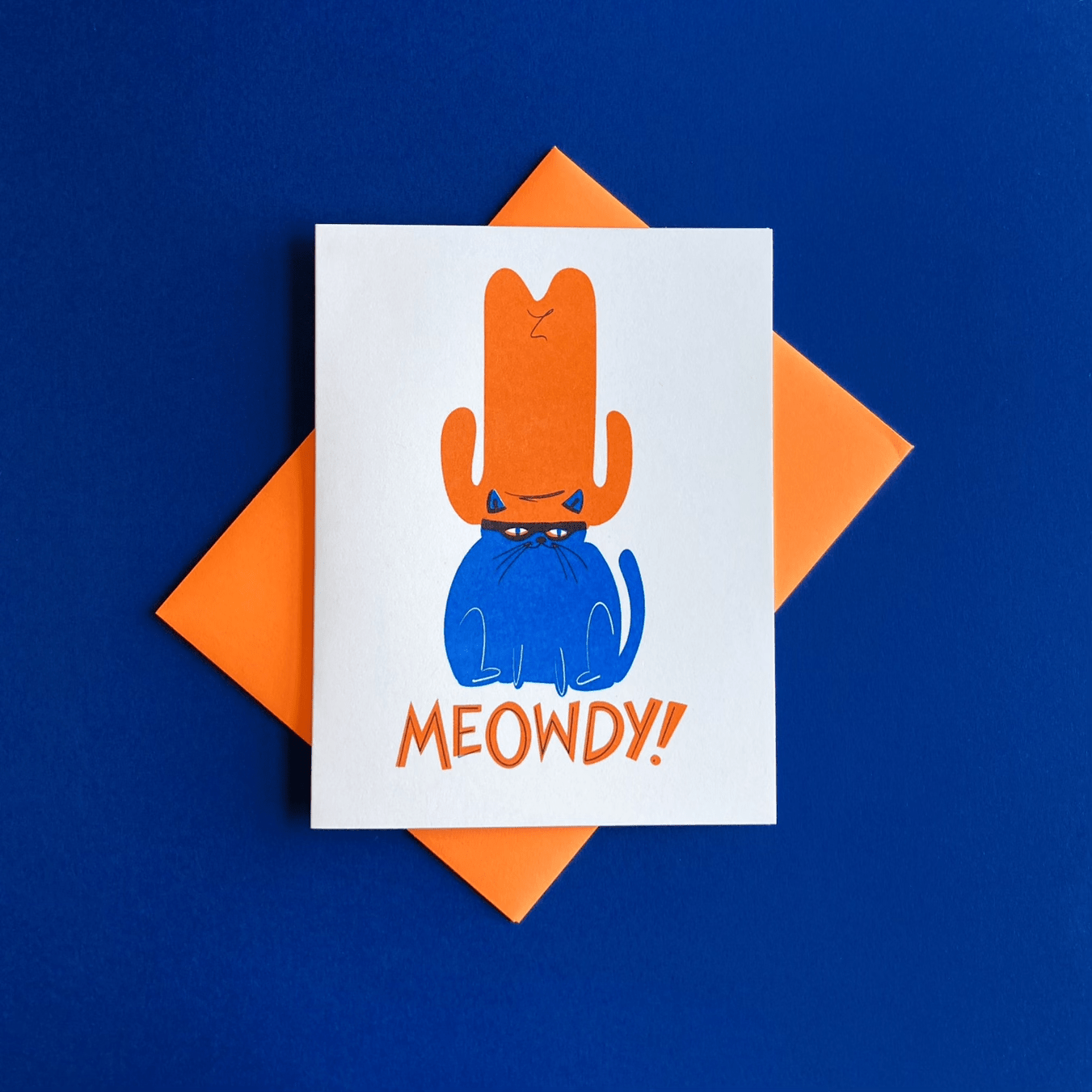 Meowdy Cat Card - DIGS