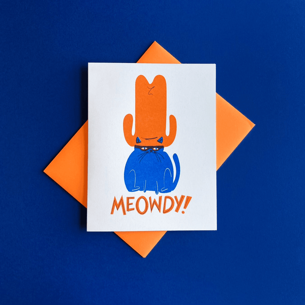Meowdy Cat Card - DIGS