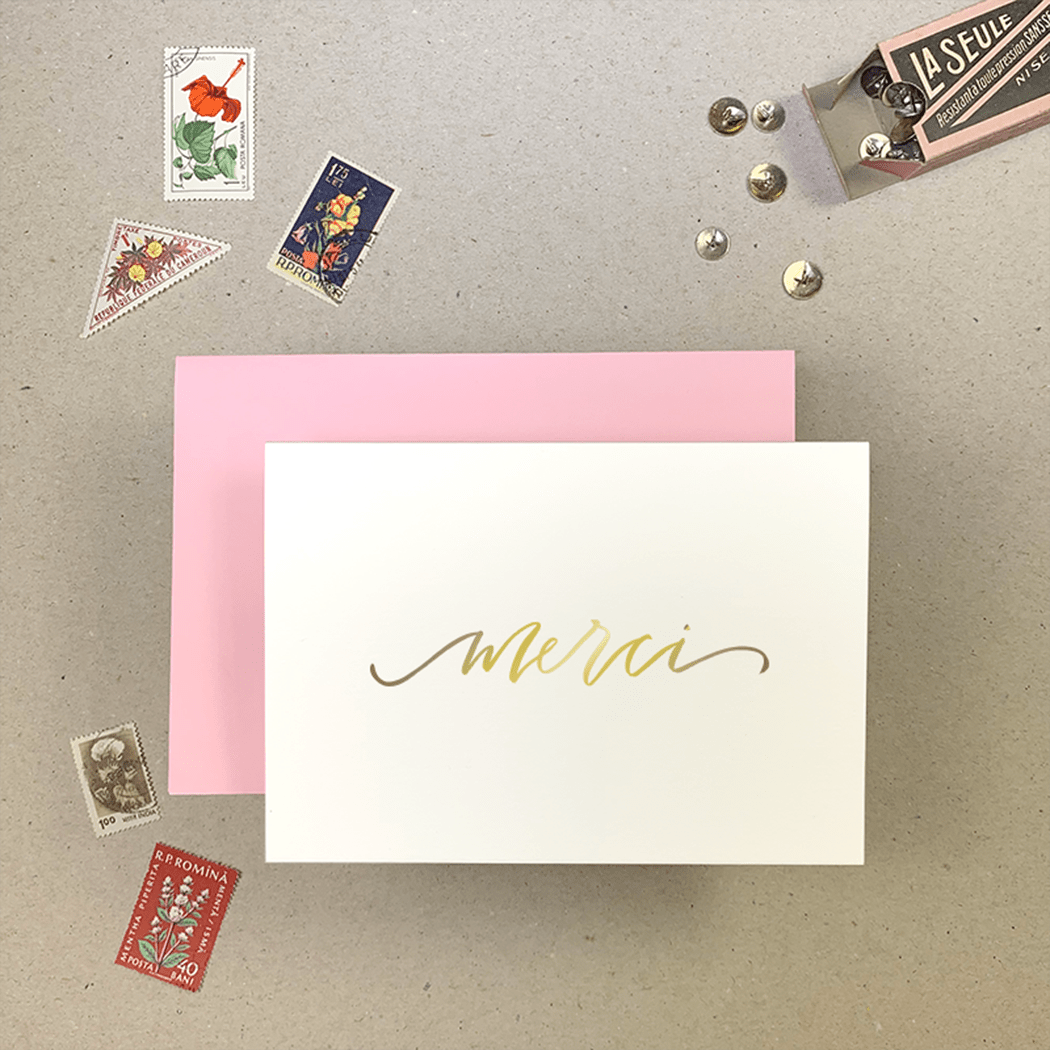 Merci Thank You Card - DIGS