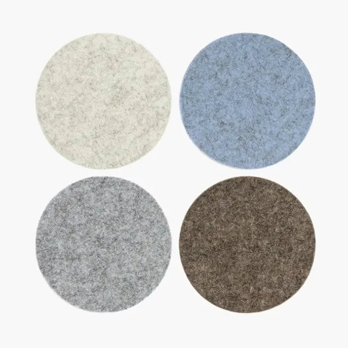 Merino Felt Coasters, Set/4 - DIGS
