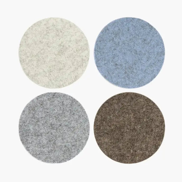 Merino Felt Coasters, Set/4 - DIGS