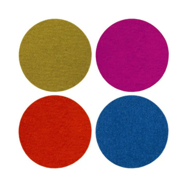 Merino Felt Coasters, Set/4 - DIGS