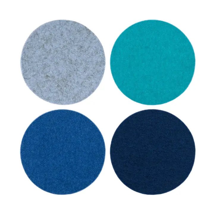 Merino Felt Coasters, Set/4 - DIGS