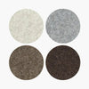 Merino Felt Coasters, Set/4 - DIGS