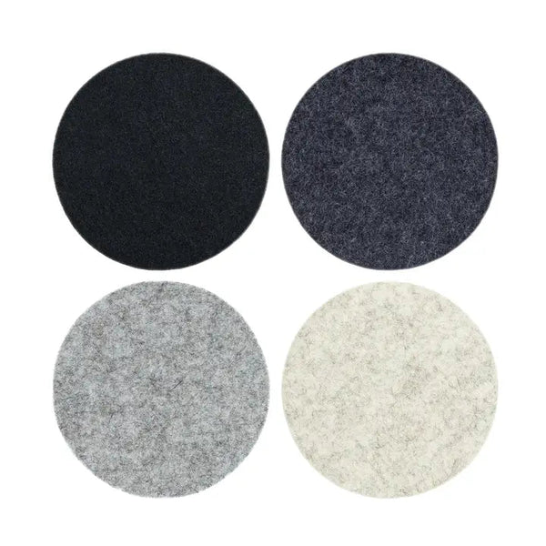 Merino Felt Coasters, Set/4 - DIGS
