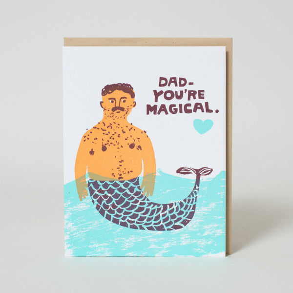 Merman Father's Day Card - DIGS