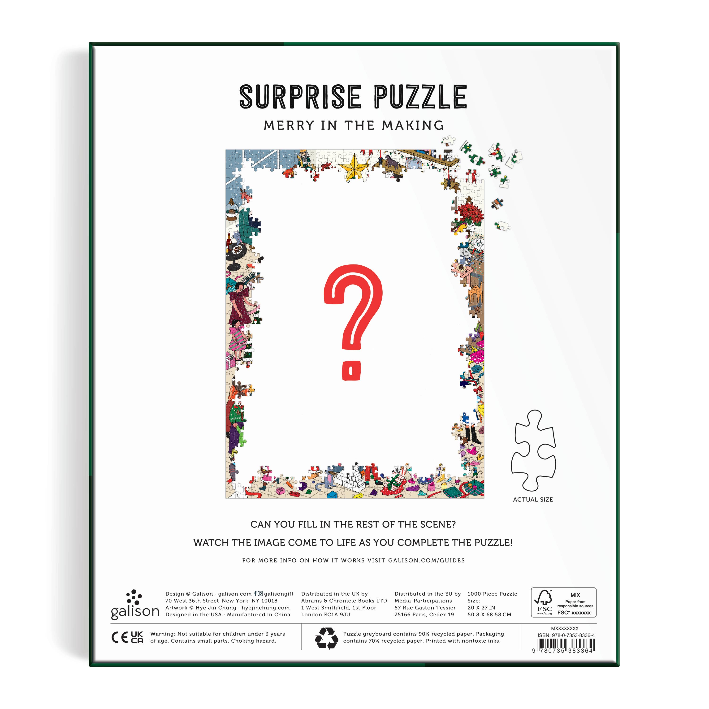 Merry In the Making 1000 Piece Surprise Puzzle - DIGS