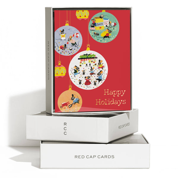 Mice Ornament Holiday Cards - DIGS